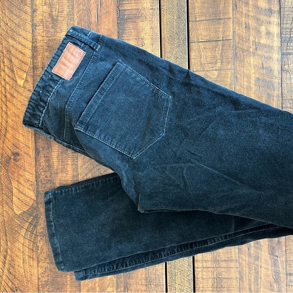 Converse Women's Black Straight Leg Corduroy Jeans - Picture 3 of 4